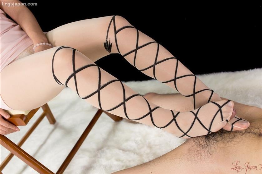 Cover 6 Ribbon Print Pantyhose Footjob 49 Photos