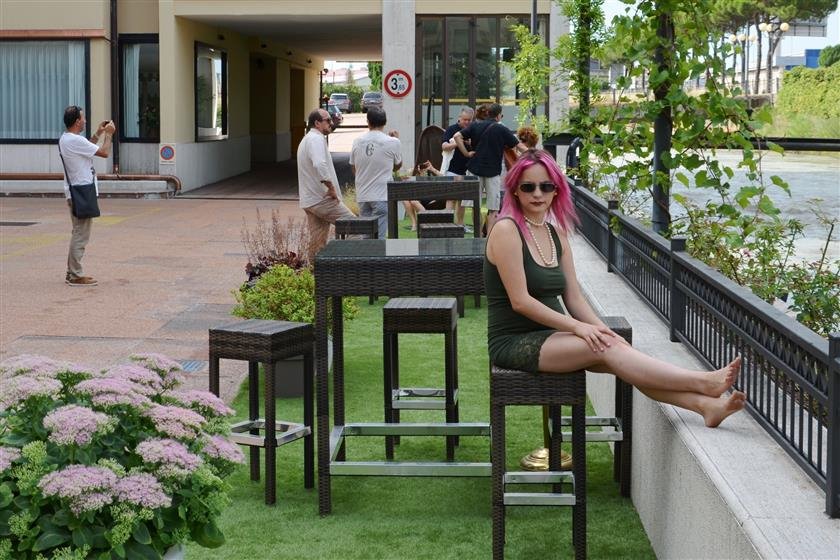 Cover 2 OXANA: barefoot flashing at the hotel 30 Photos