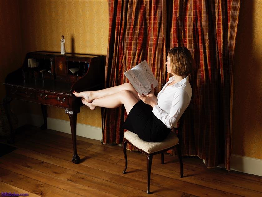 Silk Soles - Studious in the Study - HQ