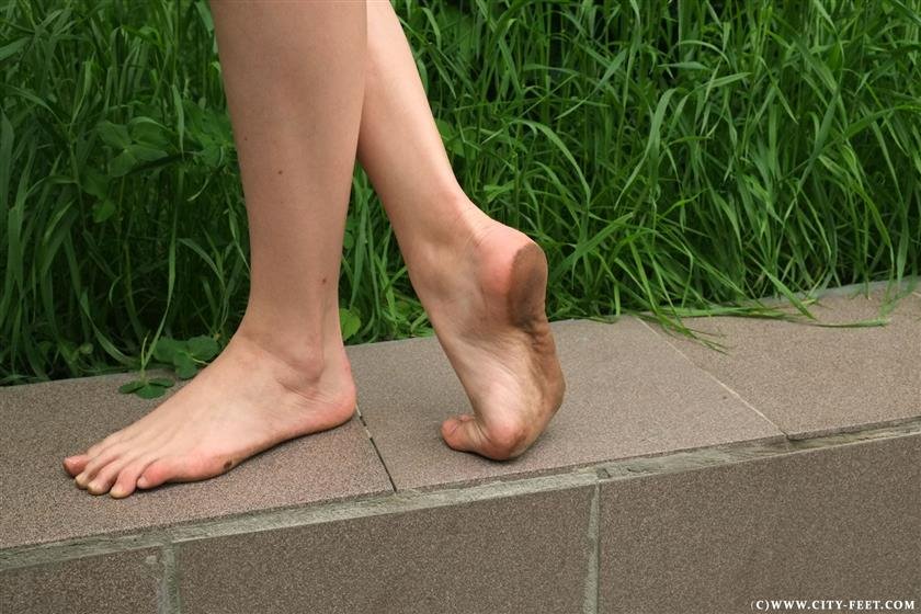 City Feet - Beautiful bare feet. Part 3.