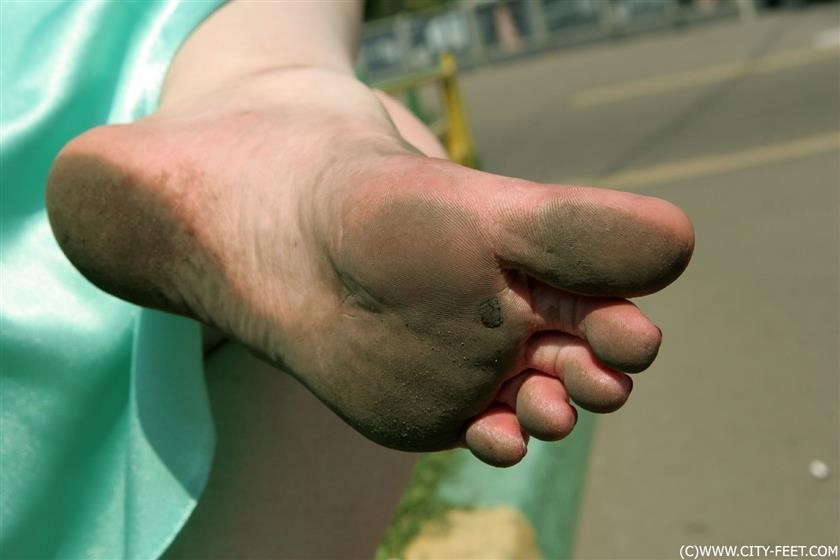 Cover 2 Barefoot girl in sea-green dress. Part 3. 80 Photos